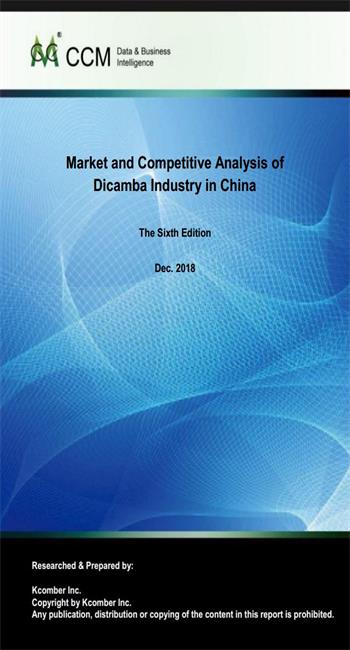 Market and Competitive Analysis of Dicamba Industry in China